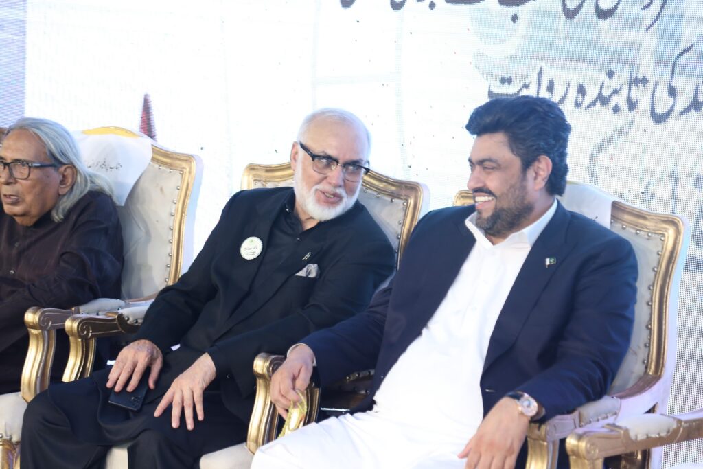 Highlights of literary, cultural and social activities. The services of Mahmood Ahmed Khan are at the forefront. He is the Chief Organizer of Sakinan e Shahar e Quaid and its Aalmi Mushaira.