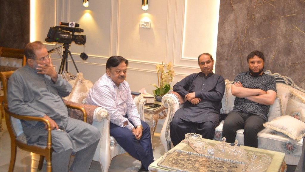 Gathering In honor of Dr. Noor Amrohvi, hosted by Mahmood Ahmed Khan, Chief Organizer Sakinan e Shahar e Quaid